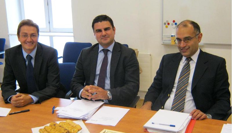 left to right: Mr. Cyrille Maurin (FRA), MR. Michail Beis (FRA), Mr. Niraj Nathwani (FRA)
