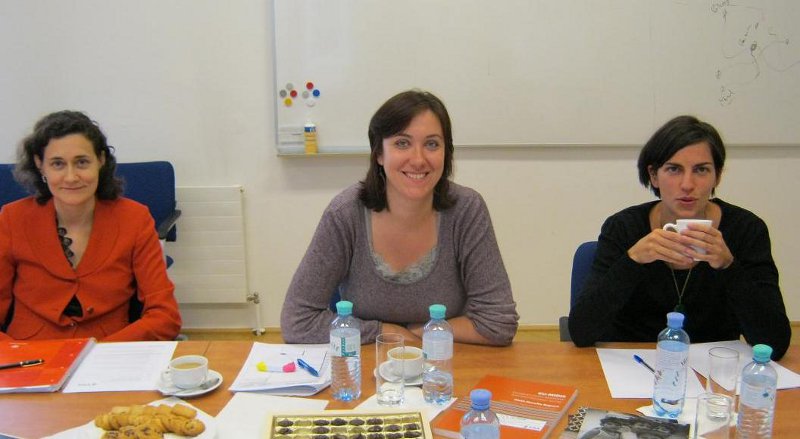 left to right: Ms. Maria Amor Estebanez (FRA), Ms. Kasia Jurczak (FRA), Ms. Ludovica Banfi (FRA)